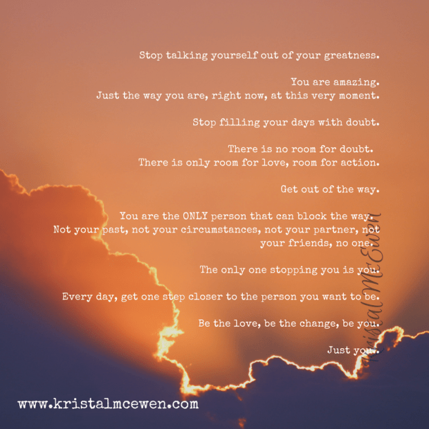 Stop talking yourself out of greatness (1)